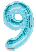 Nafukovací číslice modrá 35 cm