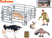Zoolandia býk se zvířátky z farmy s doplňky