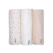 Swaddler Solid Matcha 3 balení 70 x 70 cm Lodger