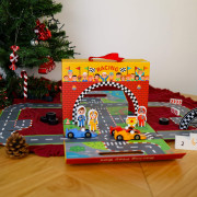 Závodní dráha v kufříku 34 ks