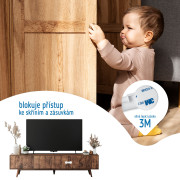 Bezpečnostní zámky na skříňky a zásuvky sada 10 ks Sipo