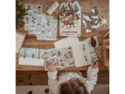 Sada se samolepkami Vánoční přání Little Dutch