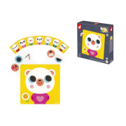 Edukační magnetická hra Emoce a pocity Medvídek s předlohami Janod