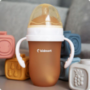 Kojenecká lahev pro kojené děti Eple 250 ml 6 m+ Kidnort