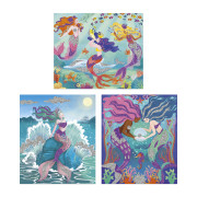 Kreativní sada Mini Mořské panny Třpytivé písky Janod Atelier 