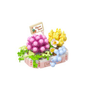 Stavebnice mini Květinové aranžmá sukulentů 249 dílků Koco