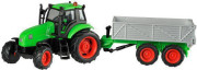 Traktor s vlečkou na setrvačník se zvukem a světlem, kov