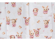 2dílné povlečení do postýlky Králíček 100 x 135 cm růžové Scarlett