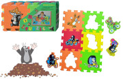 Pěnové puzzle Krtek 15x15cm SÉRIE DOPRAVNÍ PROSTŘEDKY