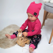 Rostoucí body žebrované Hot pink - růžová Esito