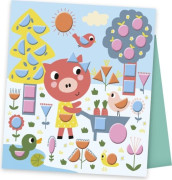 Geometrické samolepky My arts & crafts Janod 