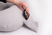Mušelínový polohovací polštář MiniRelax 140 cm Babymatex