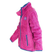 Mikina dětská chlupatá se stojáčkem, Pidilidi fuchsia