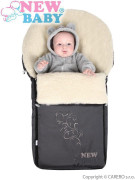 Luxusní fusak s ovčím rounem New Baby 