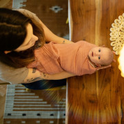 Sada plen bambusová mušelínová 3 ks Moussy 68 x 68 cm Petite&Mars