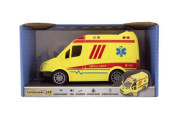Auto ambulance plast 20cm na setrvačník se zvukem a světlem
