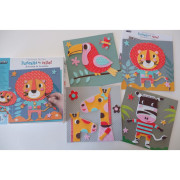 Pěnové obrázky Zvířátka ze savany 3+