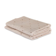 Mušelínové pleny z bambusu 60x60 cm Josefine 2 ks Nuuroo 