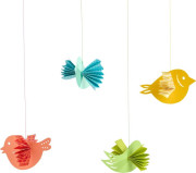 Kreativní sada První skládání Ptáčci závěsní Craft Kit Haba