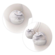 Odsávačka mateřského mléka Double Hands-free Gentle Flow Kinderkraft