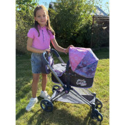 Skládací kočárek pro panenky 3 v 1 s taškou Magic Bubble 2024 - 73 cm DeCuevas