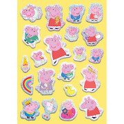 Veselé vybarvování se super samolepkami Prasátko Peppa