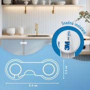 Bezpečnostní zámky na skříňky a zásuvky sada 10 ks Sipo