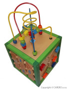 Dřevěná edukační kostka Baby Mix