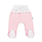 2-dílná kojenecká souprava New Baby Puntík II bílo-růžová