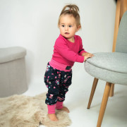 Rostoucí body žebrované Hot pink - růžová Esito