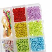Korálky na navlékání s příslušenstvím