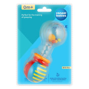 Chrastítko činka se zvířátky červené Canpol babies