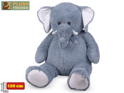 Slon plyšový 135 cm s mašlí Plush Friends