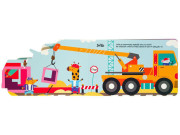 Tvarované leporelo se zvuky - Na stavbě