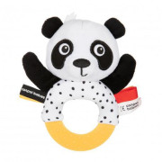 Senzorická hračka Panda s kousátkem a chrastítkem BabiesBoo Canpol babies