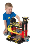 3 patrová garáž s 5 autíčky Teamsterz 