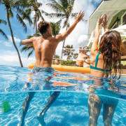 Intex 56508 Volejbalová síť do bazénu 239 x 64 x 91 cm