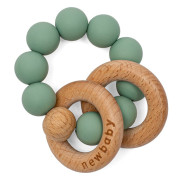Dětské silikonové kousátko s kuličkami New Baby