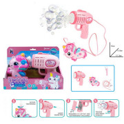 Bublifuk pistole s externí nádržkou jednorožec 280 ml 