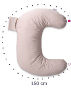 Bambusový polohovací polštář MiniRelax 150 cm Babymatex