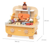 Dřevěná sada grilování Viga