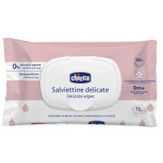 Dětské vlhčené ubrousky Delicate s heřmánkem 72 ks Chicco