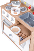 Dětská dřevěná kuchyňka pro děti s doplňky