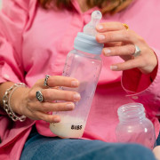 Antikoliková láhev se silikonovým dudlíkem 270 ml Bibs