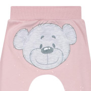 Kojenecké bavlněné polodupačky New Baby BrumBrum Old pink