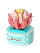 Stavebnice mini Sukulent v květináči mix druhů Koco