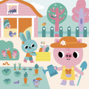 My arts&crafts Mini Sametové omalovánky Farma od 18 měsíců Janod