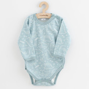 Kojenecké celorozepínací body New Baby Classic II Uni 3ks mátové 