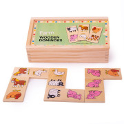Dřevěné domino farma Bigjigs Toys