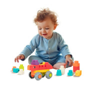 Kostky stavebnice 48 ks plastové v plastovém kufříku 26 x 12 x 19 cm